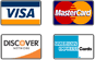 all major credit cards